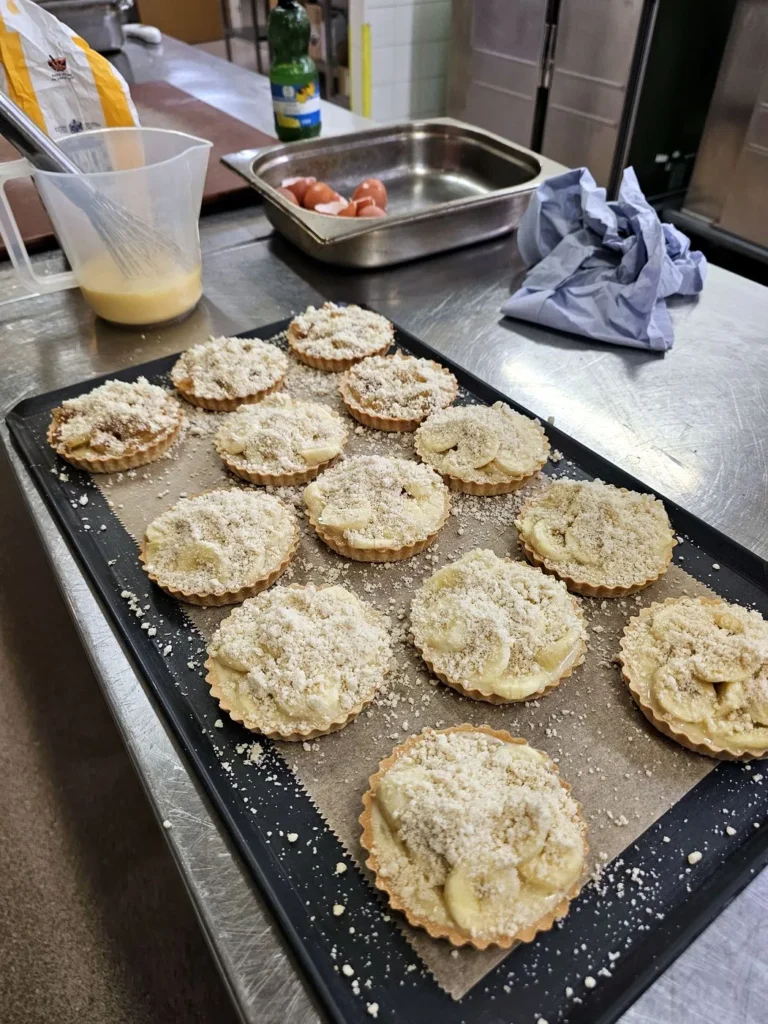 Small pies ready for the oven