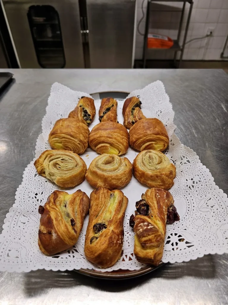 Danish pastries for a morning meeting