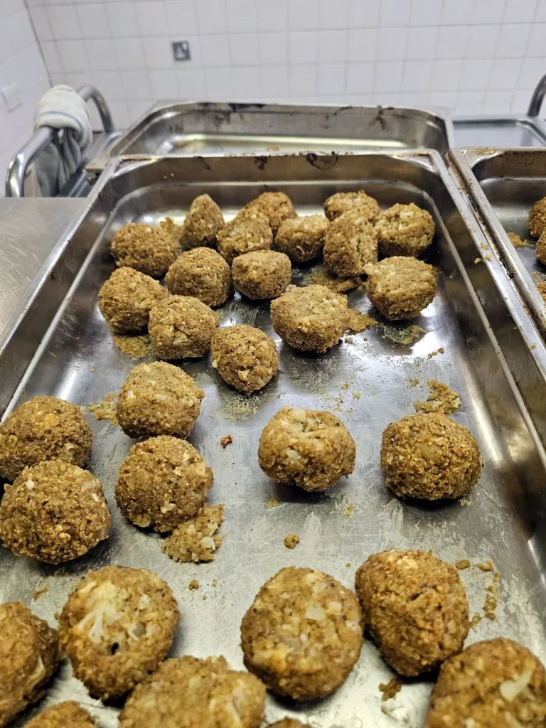 Kotlety fresh from the oven